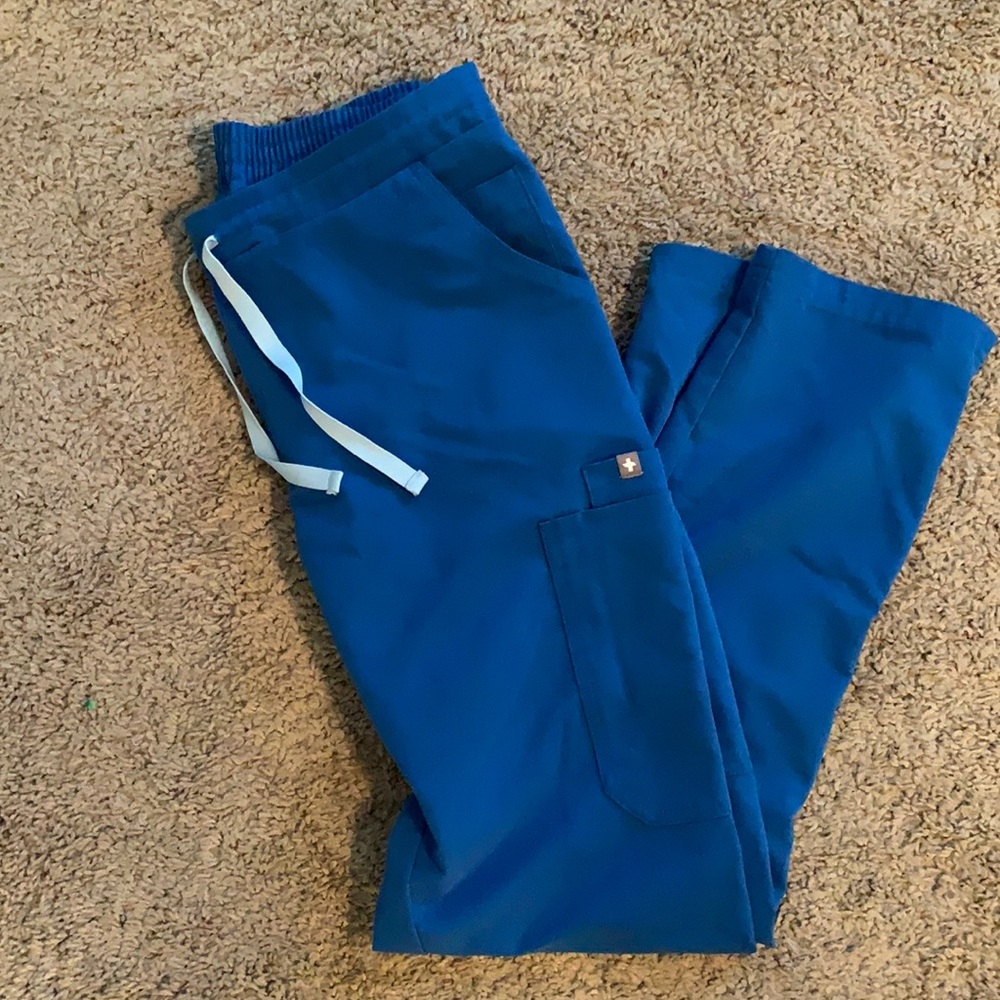 Figs blue scrub pants